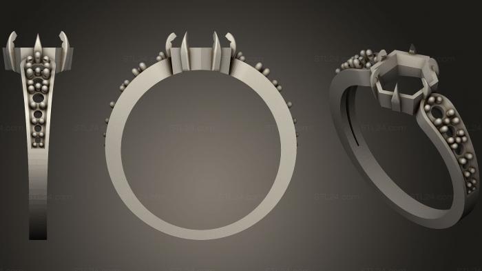 Ювелирные перстни и кольца (Кольцо 220, JVLRP_0702) 3D модель для ЧПУ станка